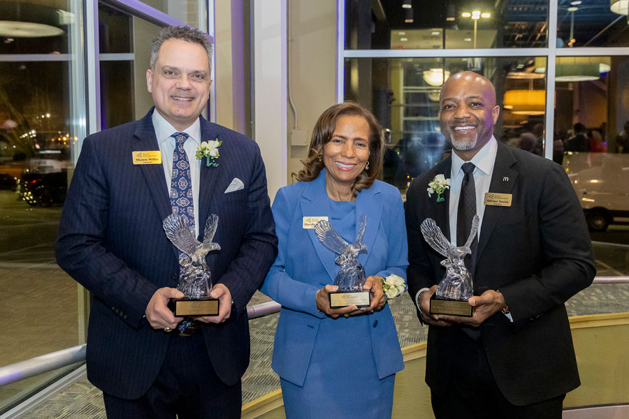 2024 Junior Achievement Hall of Fame Laureates - Shawn Willis, Davida Martin, and Adrian Smith